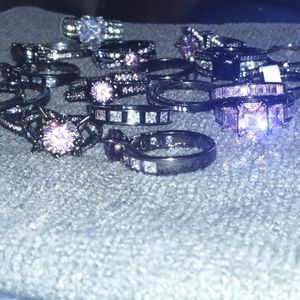 Beautiful pink ice Ring bund of 13